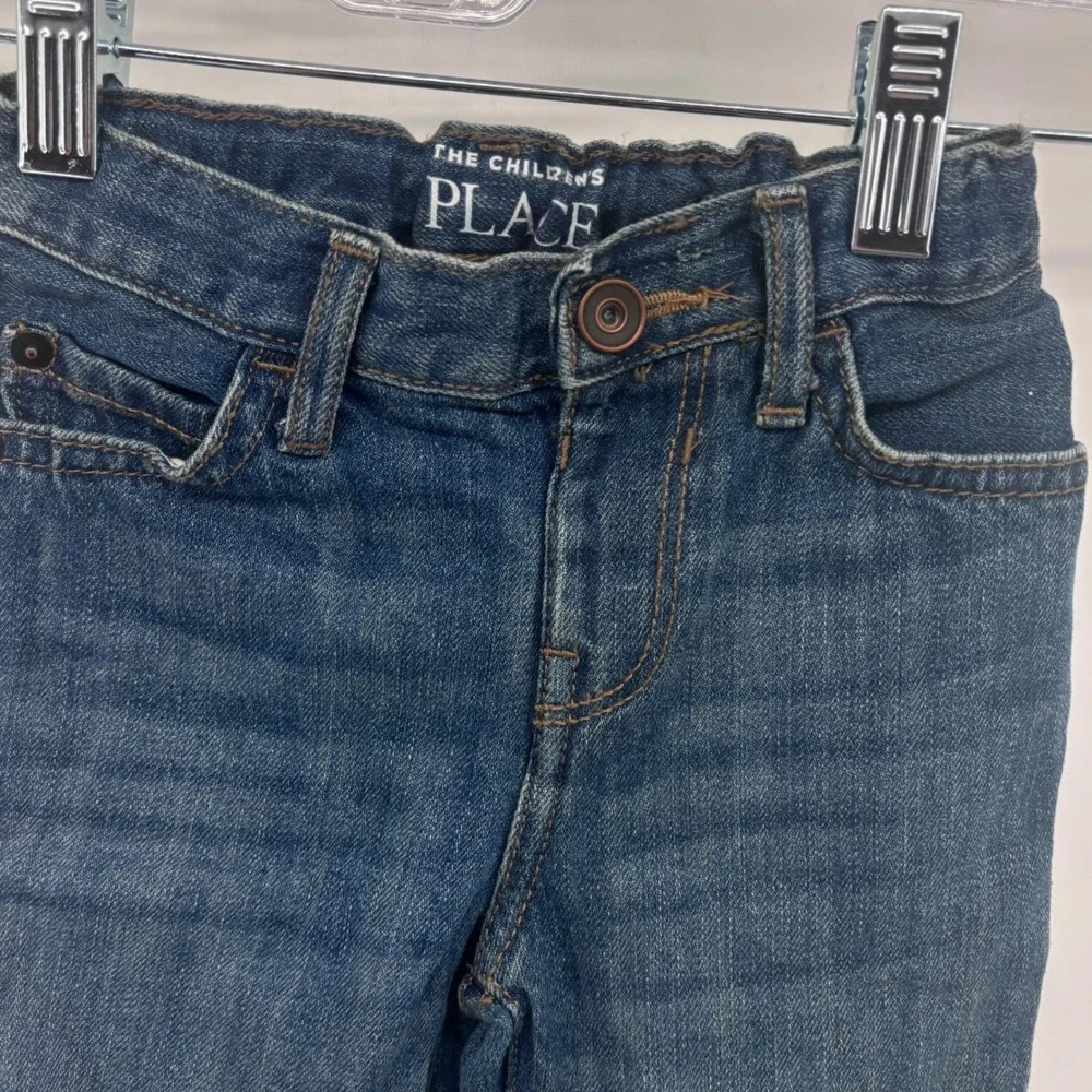 The Children's Place Boys Jeans 18-24 Months Blue Denim Adjustable Waist‎